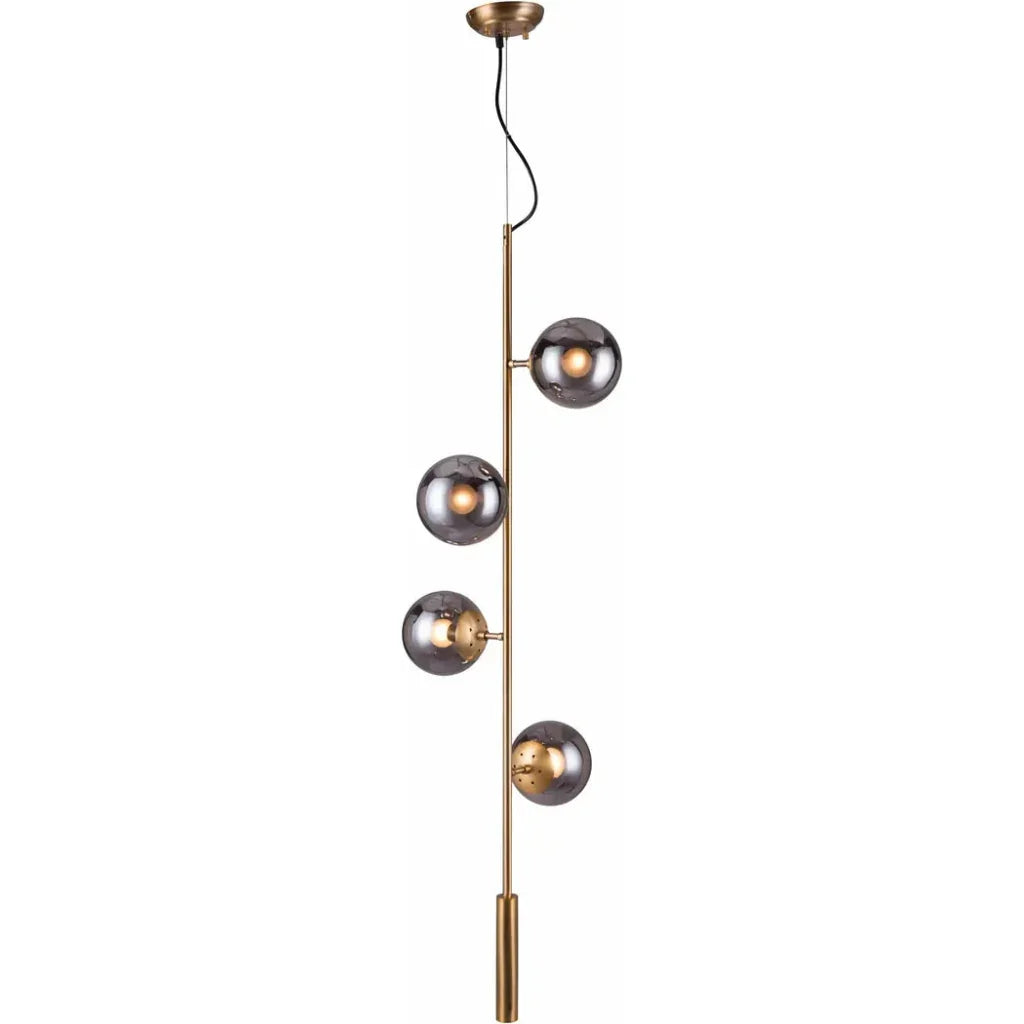 Zatara Ceiling Lamp Brass - LOOMLAN - Zuo Modern - Pendants