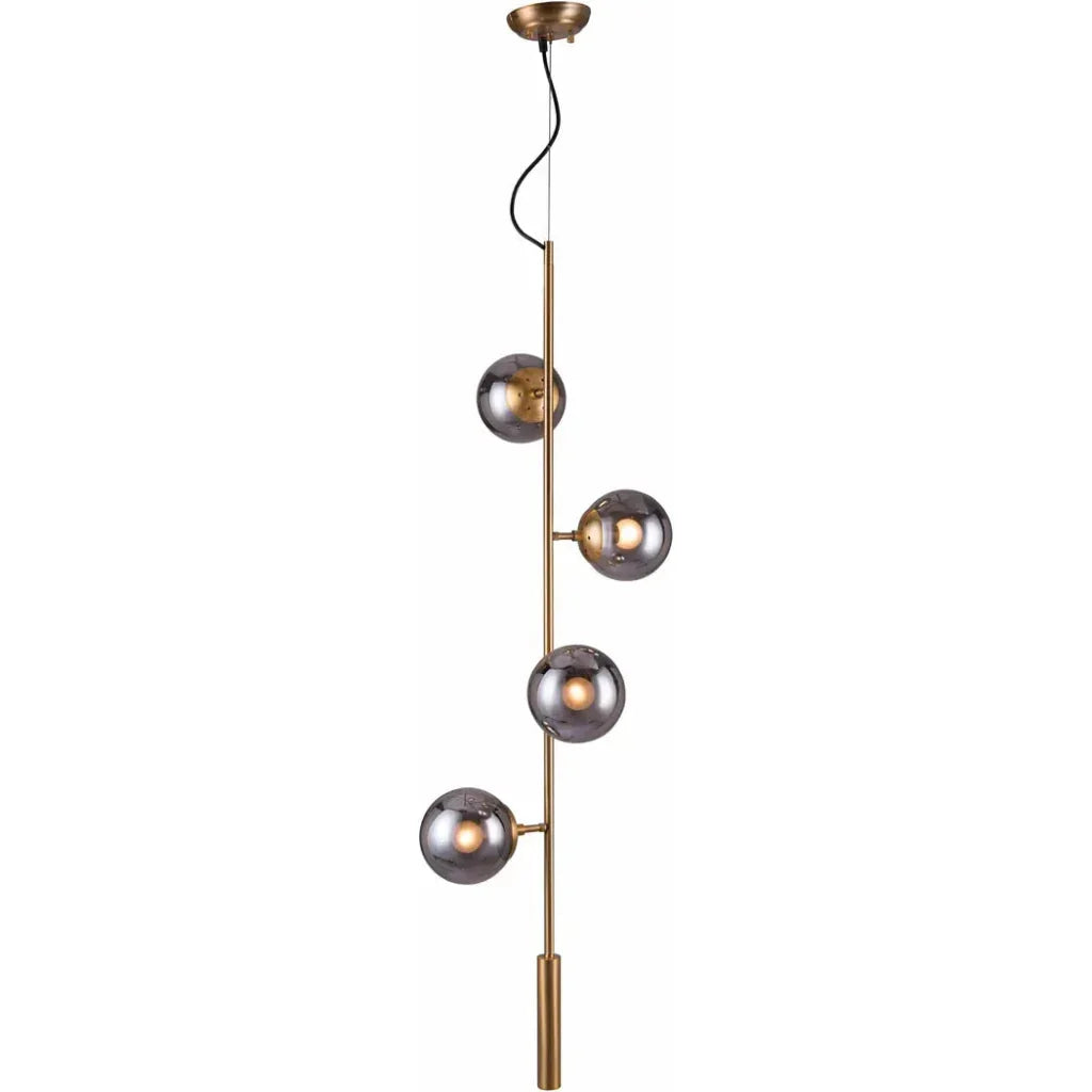 Zatara Ceiling Lamp Brass - LOOMLAN - Zuo Modern - Pendants