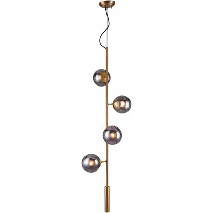 Zatara Ceiling Lamp Brass - LOOMLAN - Zuo Modern - Pendants