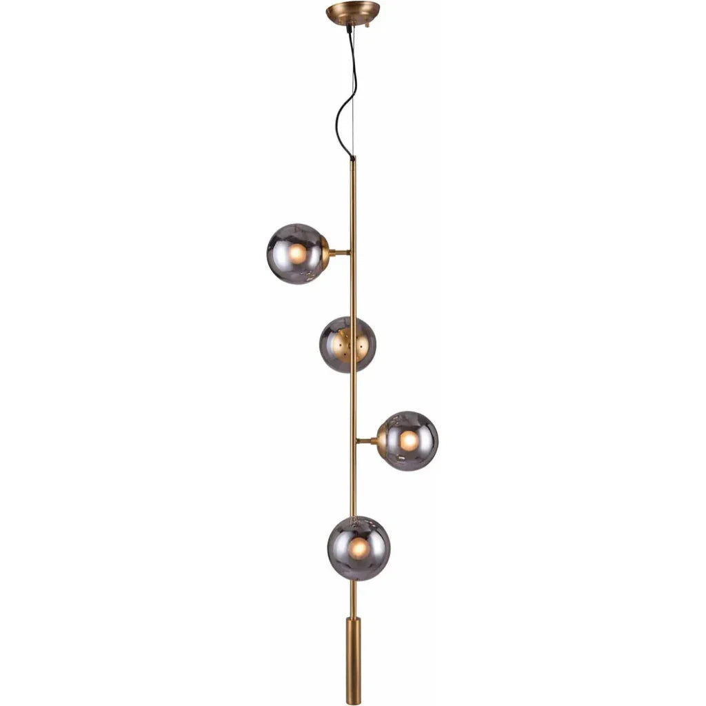 Zatara Ceiling Lamp Brass - LOOMLAN - Zuo Modern - Pendants