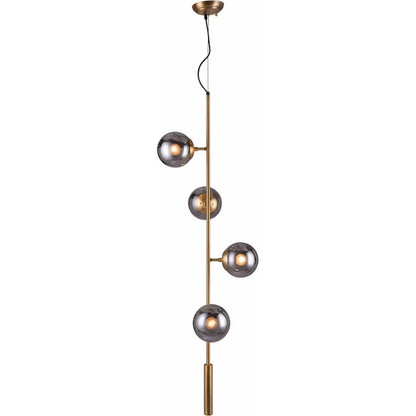 Zatara Ceiling Lamp Brass - LOOMLAN - Zuo Modern - Pendants