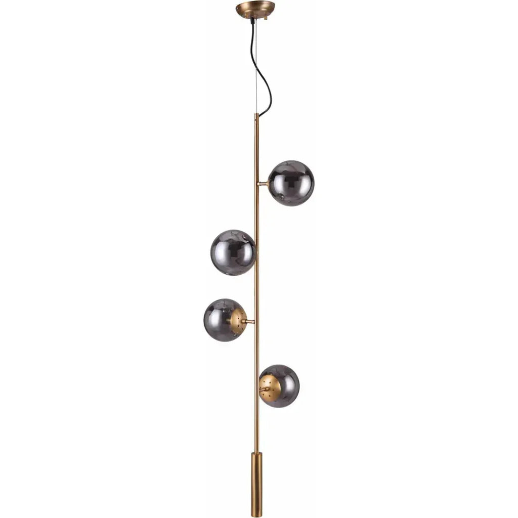 Zatara Ceiling Lamp Brass - LOOMLAN - Zuo Modern - Pendants