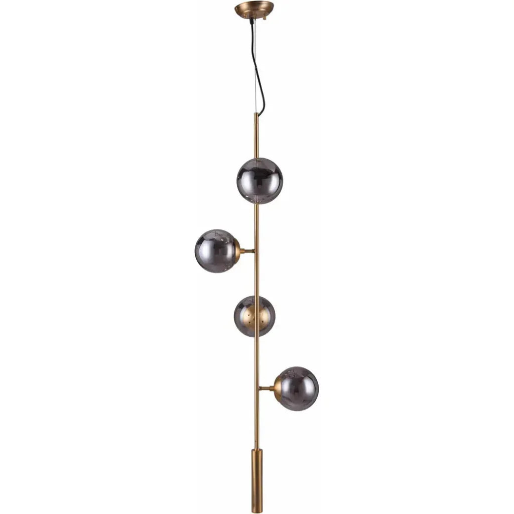 Zatara Ceiling Lamp Brass - LOOMLAN - Zuo Modern - Pendants