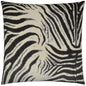 Zebrana Charcoal Black Throw Pillow Insert - LOOMLAN - D.V. Kap - Throw Pillows