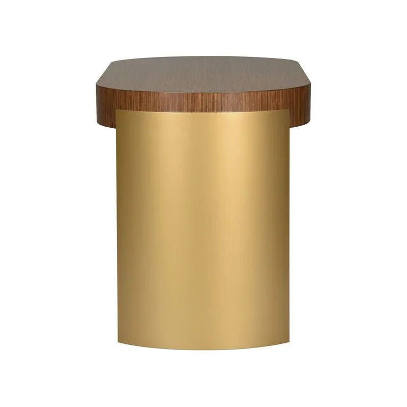 Zebrano Streamlined Look Wooden Desk-Home Office Desks-Wildwood-LOOMLAN