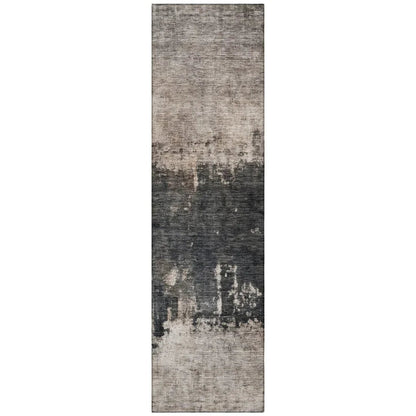 Zehara Brown Washable Indoor - Outdoor Rug - LOOMLAN - LOOMLAN Rugs - Outdoor Rugs