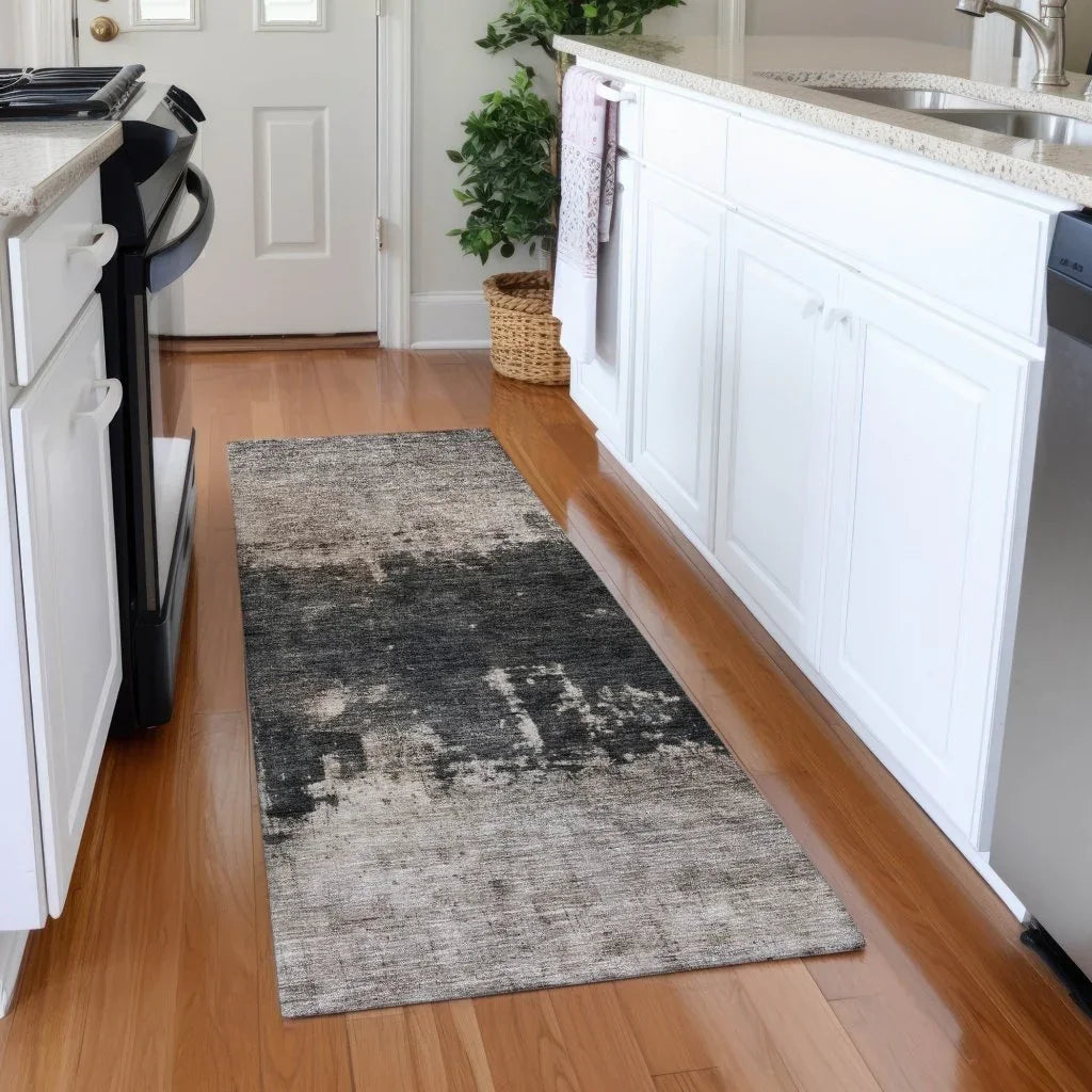 Zehara Brown Washable Indoor - Outdoor Rug - LOOMLAN - LOOMLAN Rugs - Outdoor Rugs