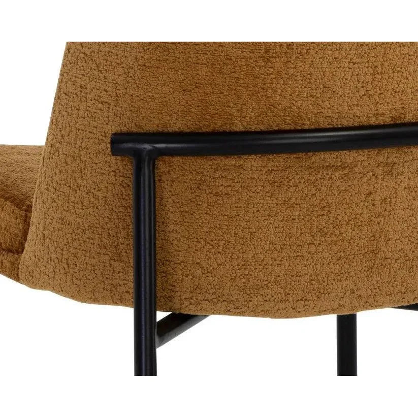 Zeke Fabric Armless Dining Chair 2PC - LOOMLAN - SUNPAN - Dining Chairs