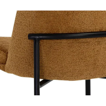 Zeke Fabric Armless Dining Chair 2PC - LOOMLAN - SUNPAN - Dining Chairs