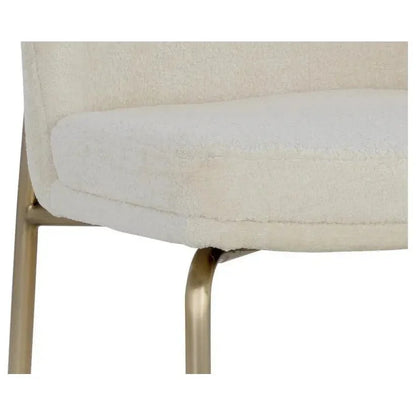 Zeke Fabric Armless Dining Chair 2PC - LOOMLAN - SUNPAN - Dining Chairs