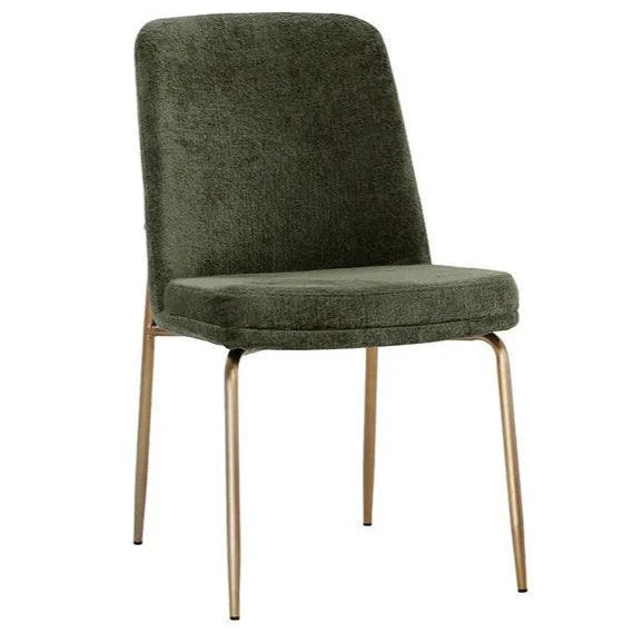 Zeke Fabric Armless Dining Chair 2PC - LOOMLAN - SUNPAN - Dining Chairs