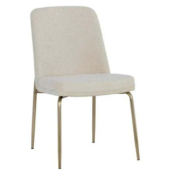 Zeke Fabric Armless Dining Chair 2PC - LOOMLAN - SUNPAN - Dining Chairs