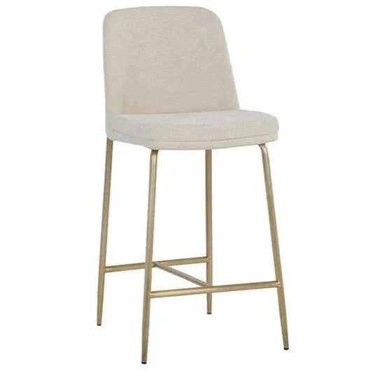 Zeke Fabric Counter Stool - LOOMLAN - SUNPAN - Counter Stools