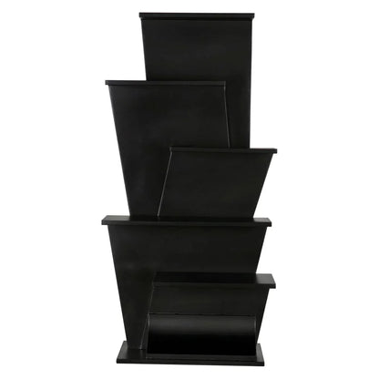 Zelda Steel Black Etagere-Etageres-Noir-LOOMLAN