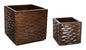 Zen Ceramic Glazed Patio Planter (Set Of 2) - LOOMLAN - Seasonal Living - Outdoor Accessories