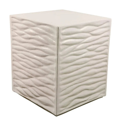 Zen Ceramic Square Garden Stool-Garden Stools-Seasonal Living-LOOMLAN