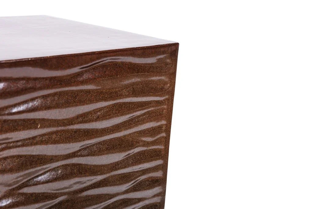 Zen Glazed Ceramic Garden Stool-Garden Stools-Seasonal Living-LOOMLAN