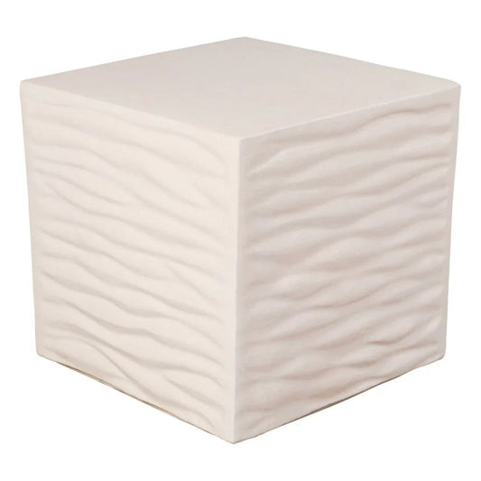 Zen Glazed Ceramic Garden Stool-Garden Stools-Seasonal Living-Linen Semi-Gloss-LOOMLAN