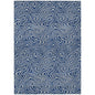 Zena Blue Washable Indoor-Outdoor Rug-Outdoor Rugs-LOOMLAN Rugs-2'6" x 3'10"-LOOMLAN