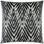 Zena Coal Global Animal Black Large Throw Pillow Insert - LOOMLAN - D.V. Kap - Throw Pillows