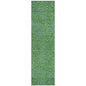 Zena Green Washable Indoor-Outdoor Rug-Outdoor Rugs-LOOMLAN Rugs-2'3" x 7'6"-LOOMLAN