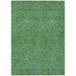 Zena Green Washable Indoor-Outdoor Rug-Outdoor Rugs-LOOMLAN Rugs-2'6" x 3'10"-LOOMLAN
