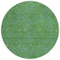Zena Green Washable Indoor-Outdoor Rug-Outdoor Rugs-LOOMLAN Rugs-8' x 8'-LOOMLAN