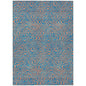 Zena Teal Washable Indoor-Outdoor Rug-Outdoor Rugs-LOOMLAN Rugs-2'6" x 3'10"-LOOMLAN