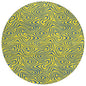 Zena Yellow Washable Indoor-Outdoor Rug-Outdoor Rugs-LOOMLAN Rugs-8' x 8'-LOOMLAN