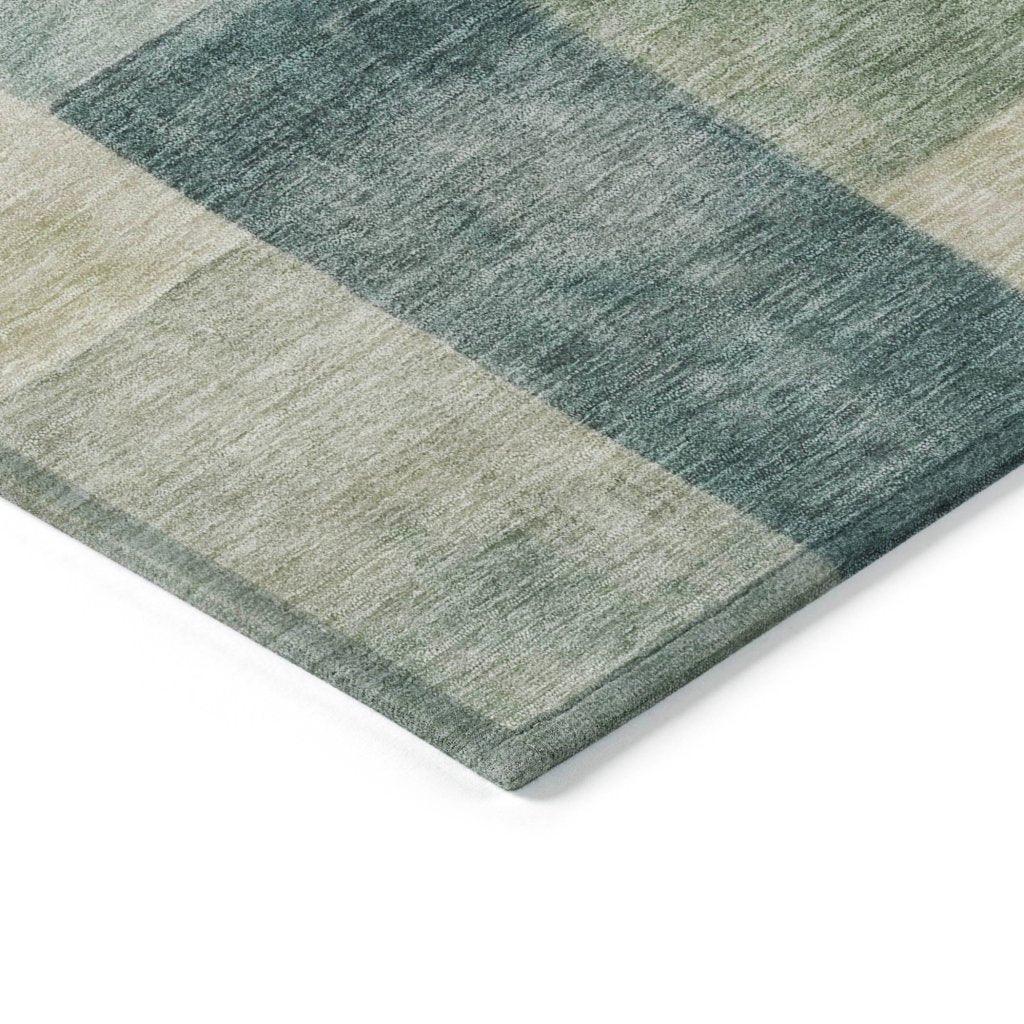 Zenia Blue Washable Indoor - Outdoor Rug - LOOMLAN - LOOMLAN Rugs - Outdoor Rugs