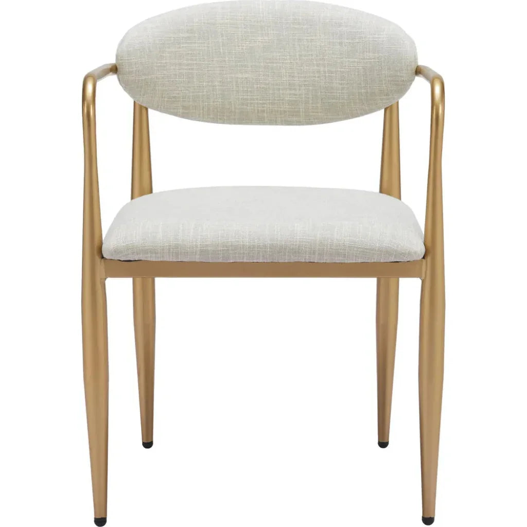 Zens Quill Gray Dining Arm Chair (Set of 2) - LOOMLAN - Zuo Modern - Dining Chairs