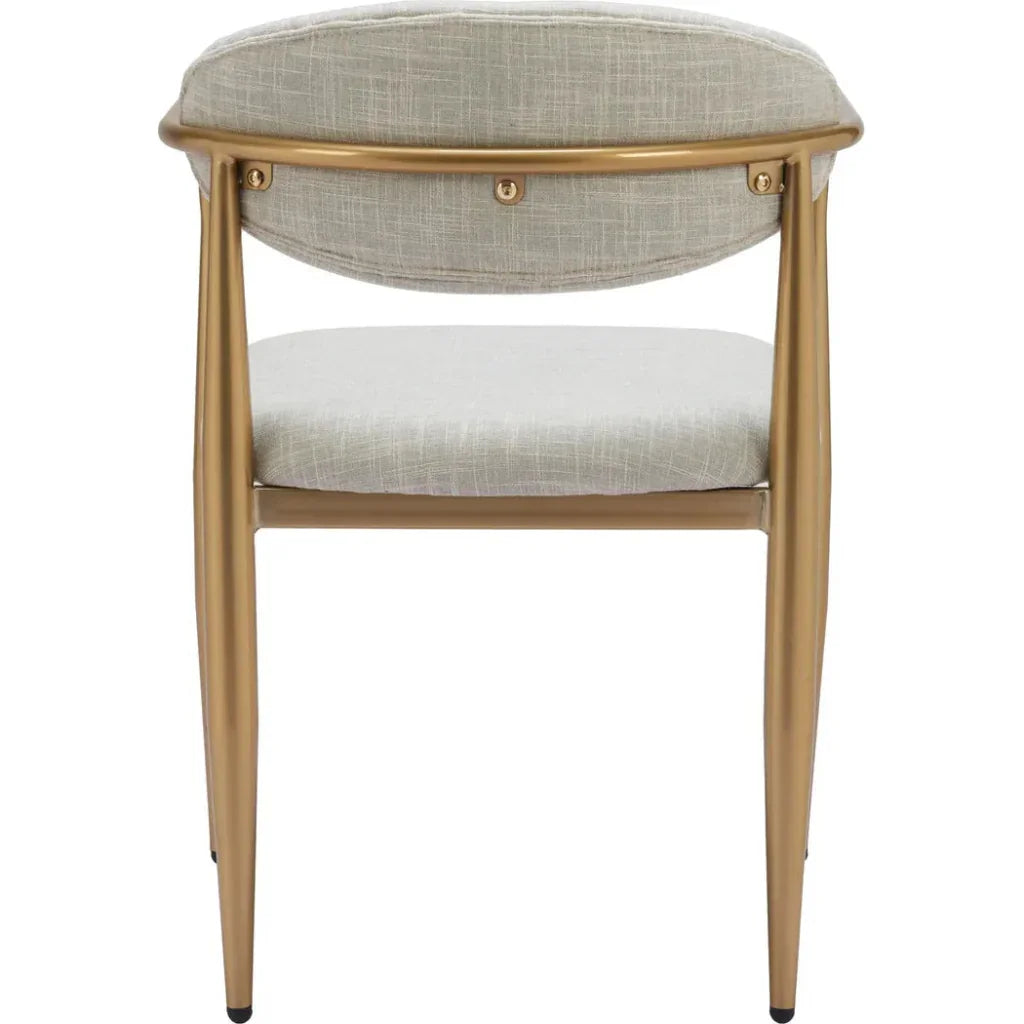 Zens Quill Gray Dining Arm Chair (Set of 2) - LOOMLAN - Zuo Modern - Dining Chairs