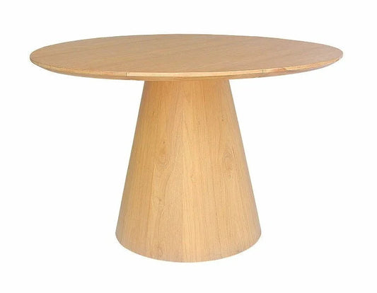 Zenza Wooden Round Dining Table-Dining Tables-Artesia-LOOMLAN