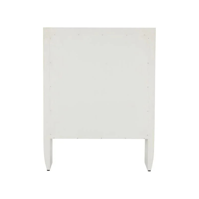 Zep Wooden Framed White Cabinet - LOOMLAN - Wildwood - Accent Cabinets