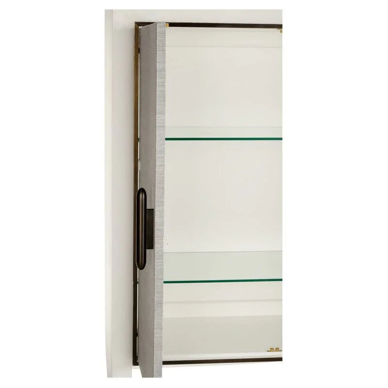 Zep Wooden Framed White Cabinet - LOOMLAN - Wildwood - Accent Cabinets
