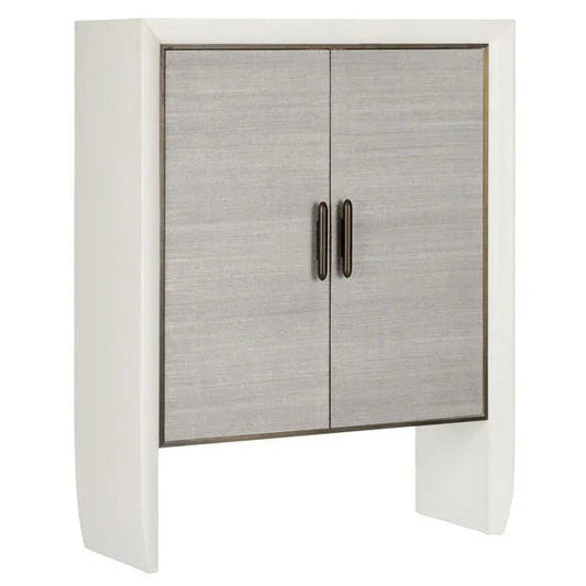 Zep Wooden Framed White Cabinet - LOOMLAN - Wildwood - Accent Cabinets