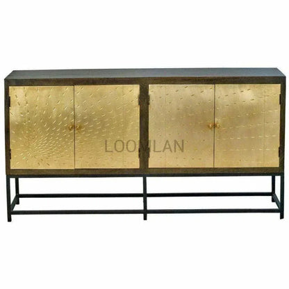Slim Solid Wood Sideboard on Stand - LOOMLAN - LOOMLAN - Sideboards