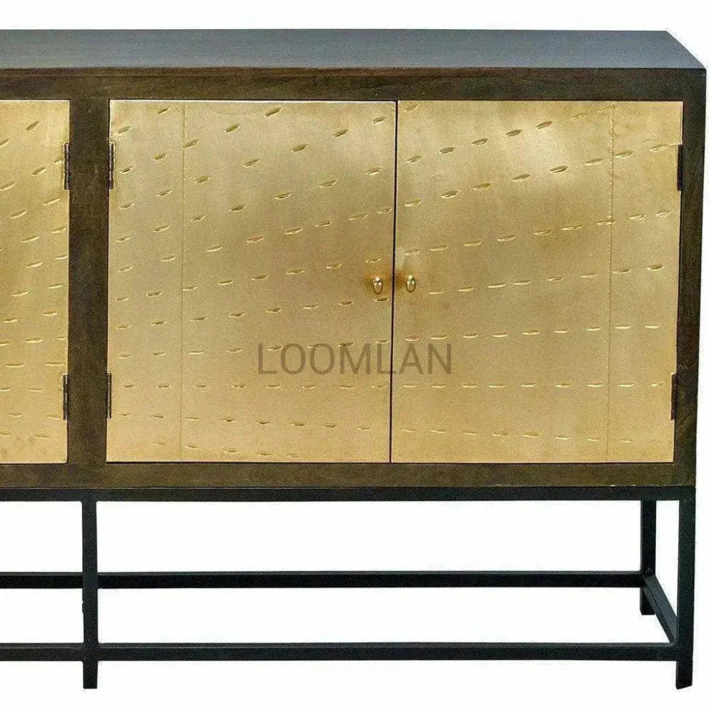 Slim Solid Wood Sideboard on Stand - LOOMLAN - LOOMLAN - Sideboards