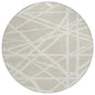 Zephina Beige Washable Indoor-Outdoor Rug-Outdoor Rugs-LOOMLAN Rugs-8' x 8'-LOOMLAN