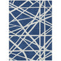 Zephina Blue Washable Indoor-Outdoor Rug-Outdoor Rugs-LOOMLAN Rugs-2'6" x 3'10"-LOOMLAN