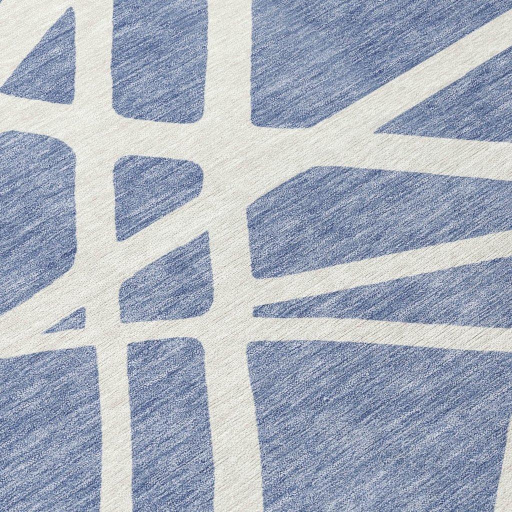 Zephina Denim Washable Indoor-Outdoor Rug-Outdoor Rugs-LOOMLAN Rugs-LOOMLAN