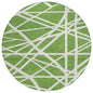 Zephina Green Washable Indoor-Outdoor Rug-Outdoor Rugs-LOOMLAN Rugs-8' x 8'-LOOMLAN