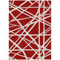 Zephina Red Washable Indoor-Outdoor Rug-Outdoor Rugs-LOOMLAN Rugs-2'6" x 3'10"-LOOMLAN