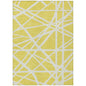 Zephina Yellow Washable Indoor-Outdoor Rug-Outdoor Rugs-LOOMLAN Rugs-2'6" x 3'10"-LOOMLAN