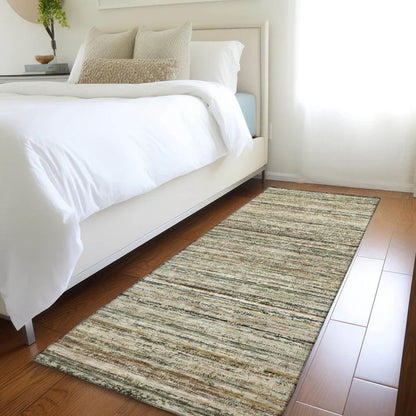 Zephyna Brown Washable Indoor - Outdoor Rug - LOOMLAN - LOOMLAN Rugs - Outdoor Rugs