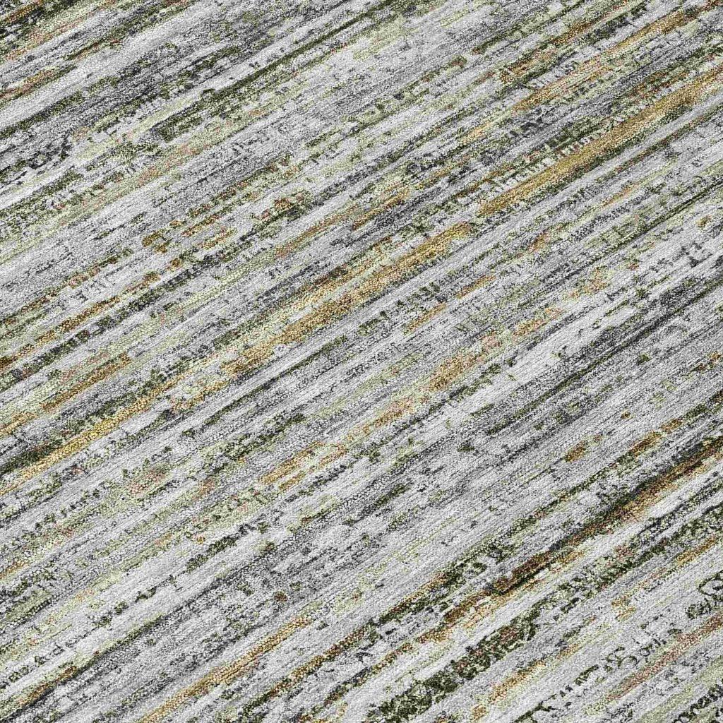 Zephyna Gray Washable Indoor - Outdoor Rug - LOOMLAN - LOOMLAN Rugs - Outdoor Rugs