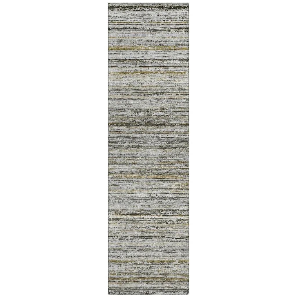 Zephyna Gray Washable Indoor - Outdoor Rug - LOOMLAN - LOOMLAN Rugs - Outdoor Rugs