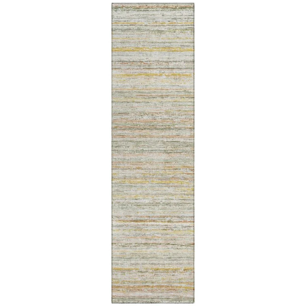 Zephyna Green Washable Indoor - Outdoor Rug - LOOMLAN - LOOMLAN Rugs - Outdoor Rugs