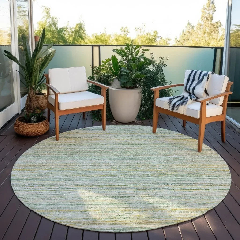 Zephyna Mint Washable Indoor - Outdoor Rug - LOOMLAN - LOOMLAN Rugs - Outdoor Rugs