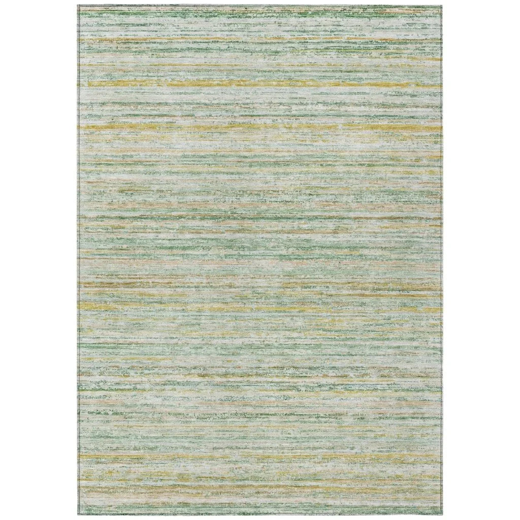 Zephyna Mint Washable Indoor - Outdoor Rug - LOOMLAN - LOOMLAN Rugs - Outdoor Rugs